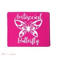 Anti Social Butterfly Mousepad thumb 0