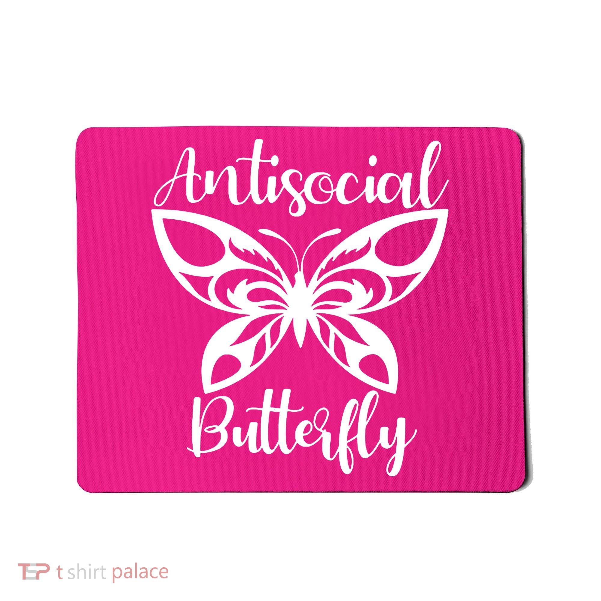Anti Social Butterfly Mousepad