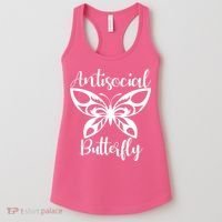 Anti Social Butterfly Women's Tank Top thumb 0