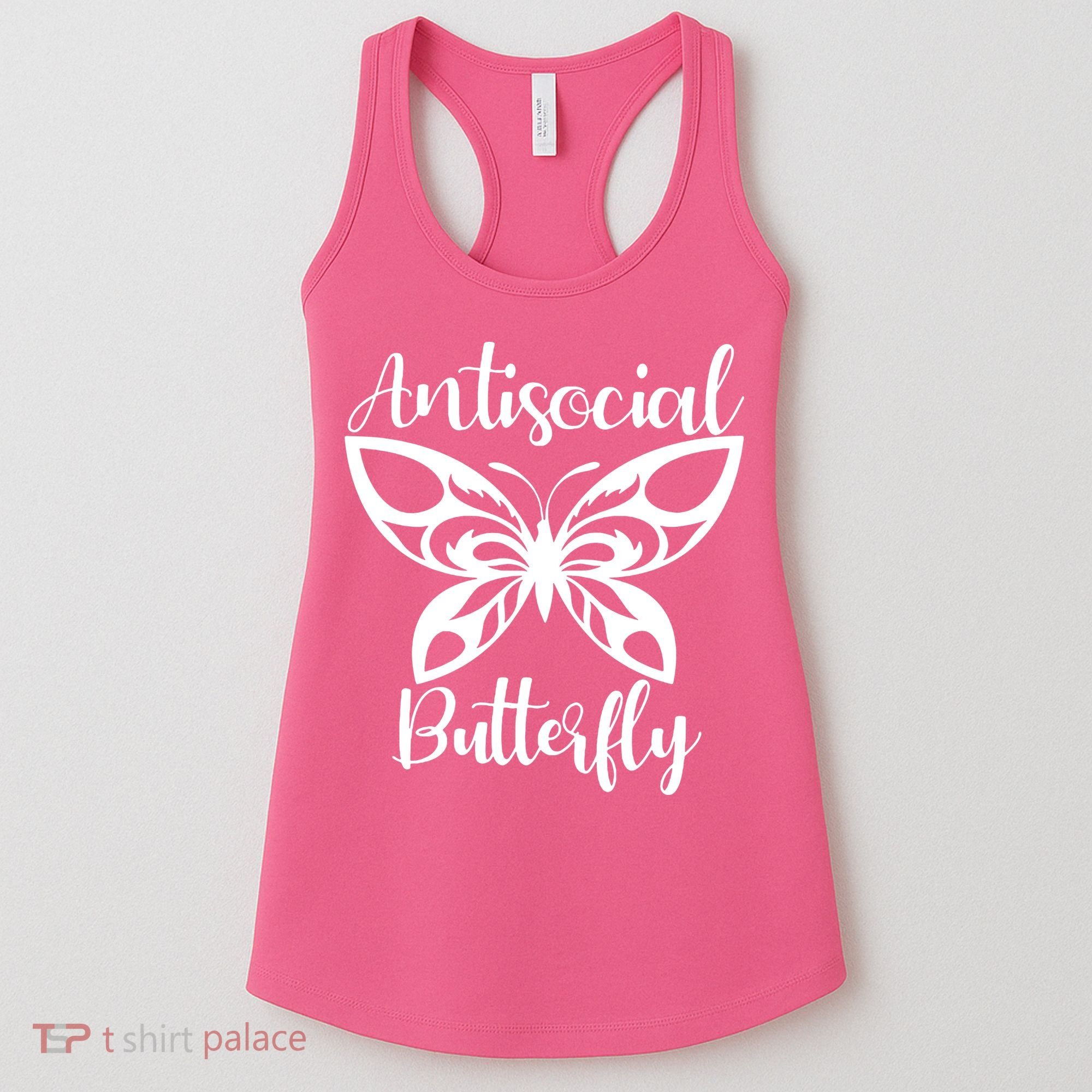 Anti Social Butterfly Women's Tank Top