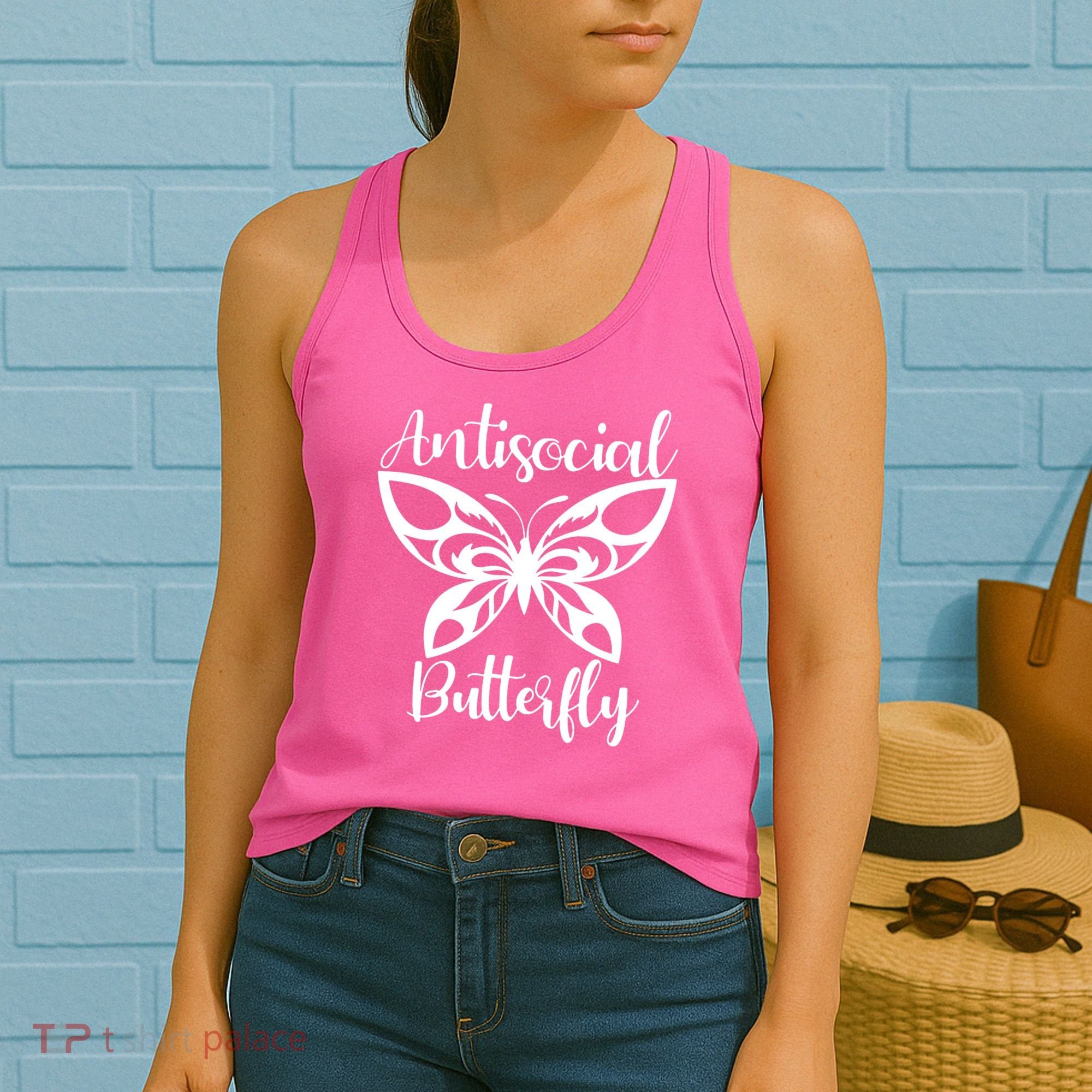 Anti Social Butterfly Women's Tank Top