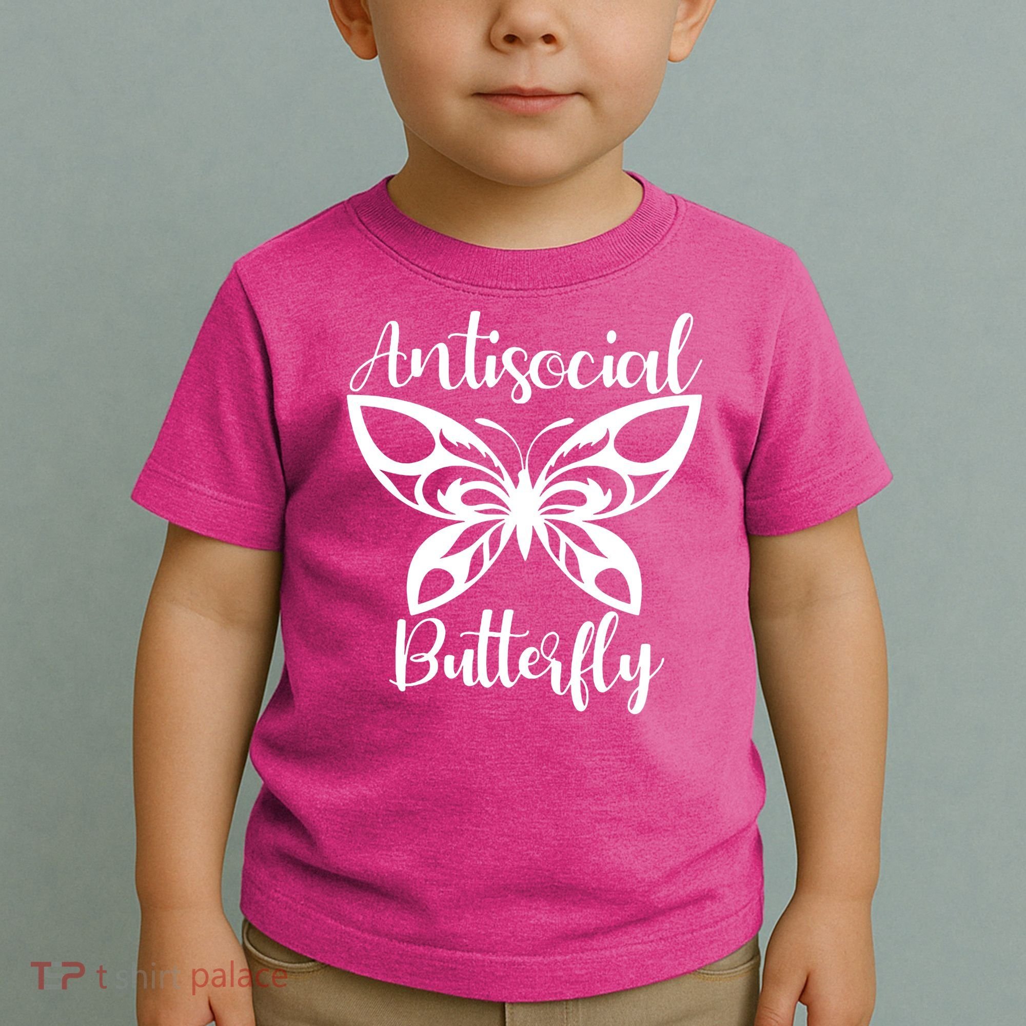 Anti Social Butterfly Toddler T-Shirt