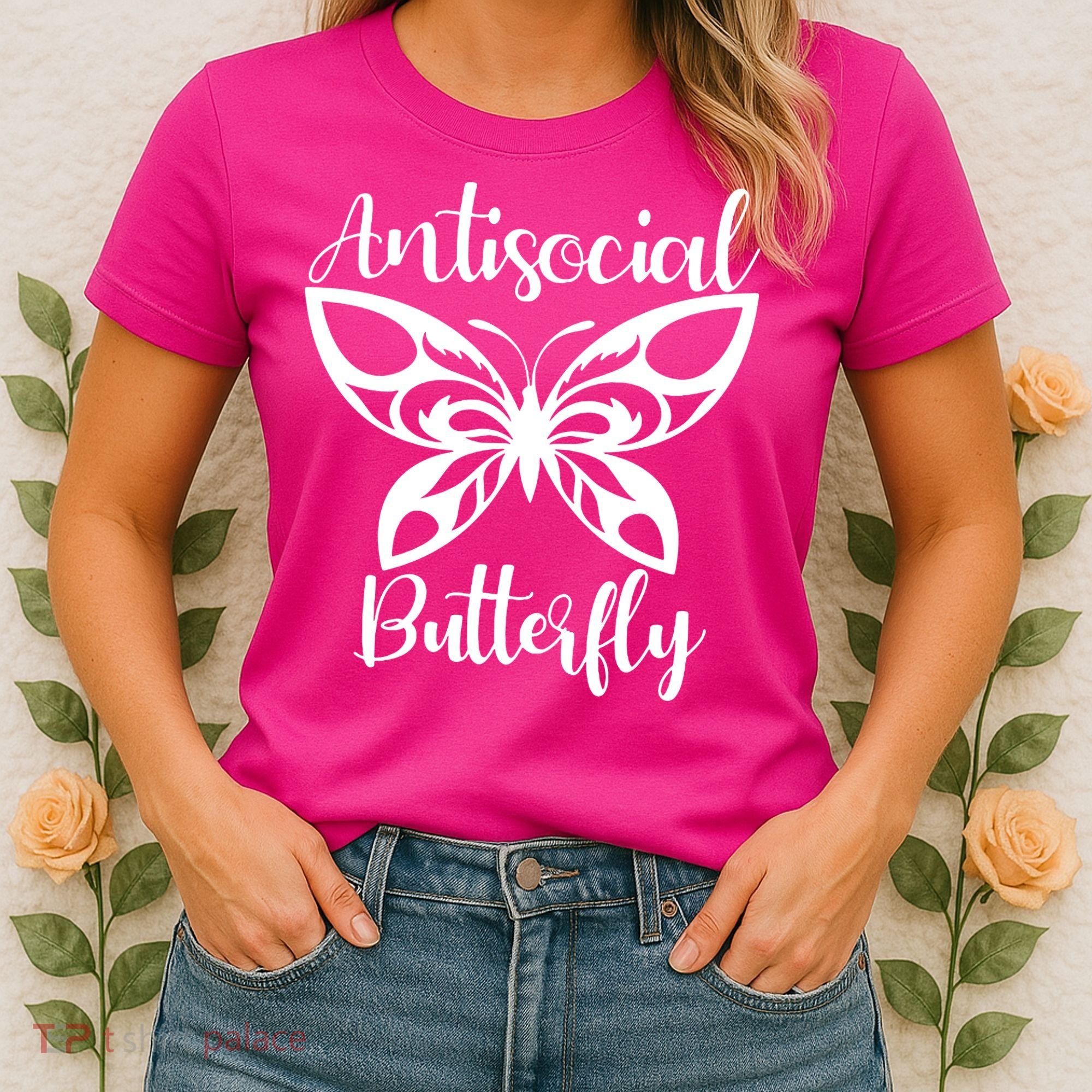 Anti Social Butterfly Women's T-Shirt