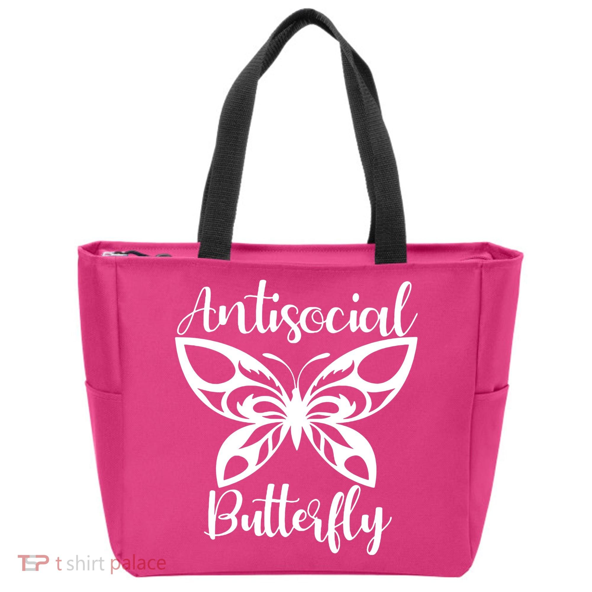 Anti Social Butterfly Tote Bag
