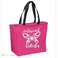 Anti Social Butterfly Tote Bag thumb 2