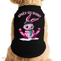 Apres Ski Bunny Ing Wine Funny Skiing Pink Rabbit Party Funny Gift Doggie Tank thumb 0