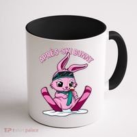 Apres Ski Bunny Ing Wine Funny Skiing Pink Rabbit Party Funny Gift Coffee Mug thumb 1