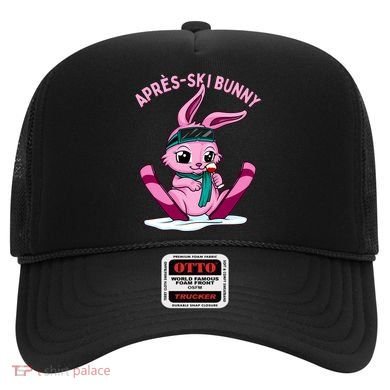 Apres Ski Bunny Ing Wine Funny Skiing Pink Rabbit Party Funny Gift Hat