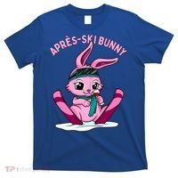Apres Ski Bunny Ing Wine Funny Skiing Pink Rabbit Party Funny Gift T-Shirt thumb 0