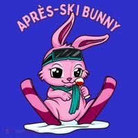 Apres Ski Bunny Ing Wine Funny Skiing Pink Rabbit Party Funny Gift Women's Tank Top thumb 5