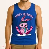 Apres Ski Bunny Ing Wine Funny Skiing Pink Rabbit Party Funny Gift Tank Top thumb 3
