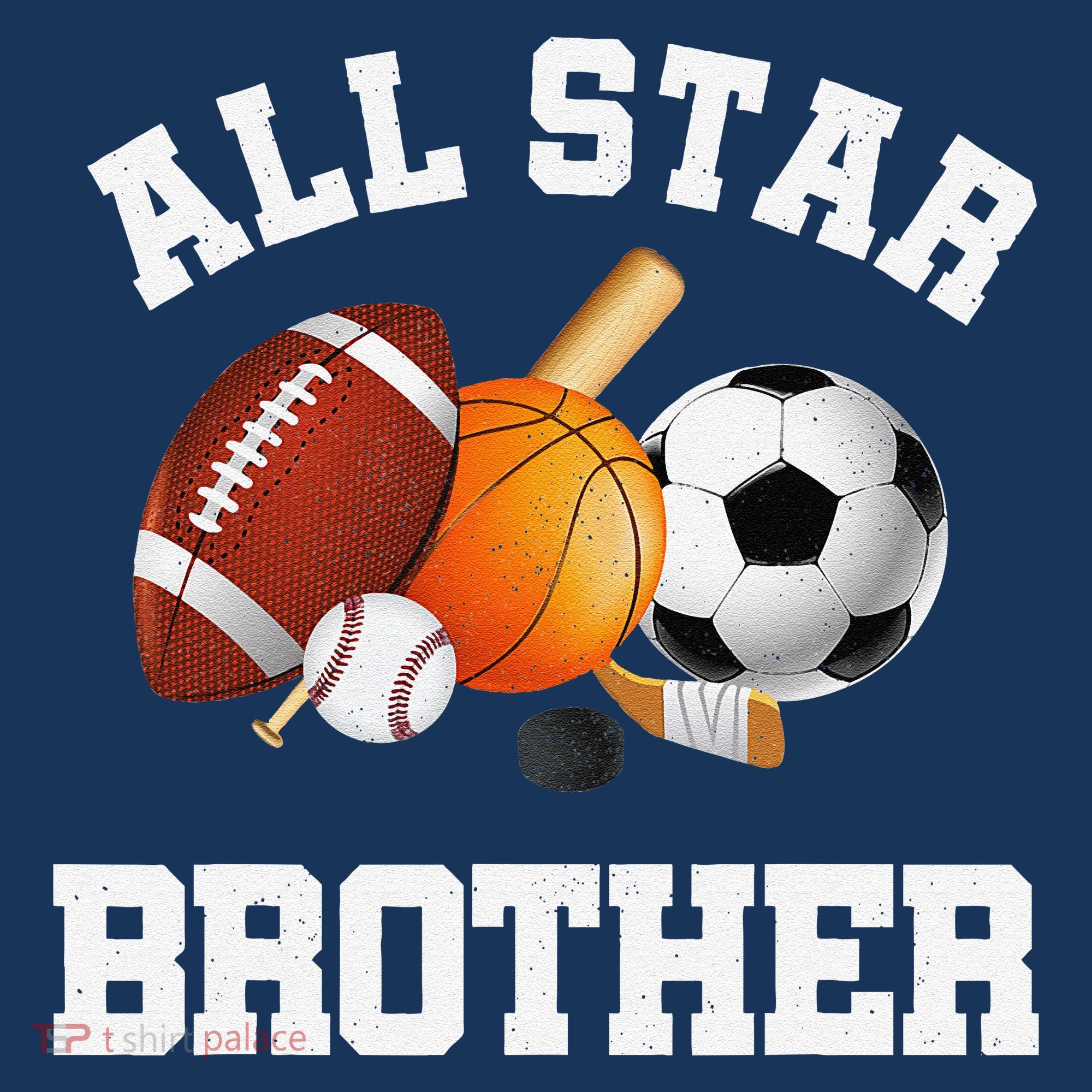 All Star Brother Brother Of The Birthday Boy Sports T-Shirt