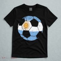 Argentina Soccer Ball Flag Jersey Argentinian Football T-Shirt thumb 5