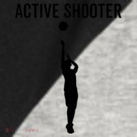 Active Shooter Basketball Funny Sport Lover Humor Raglan Baseball Sleeve Shirt thumb 2
