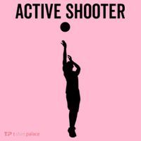 Active Shooter Basketball Funny Sport Lover Humor Coaster thumb 2