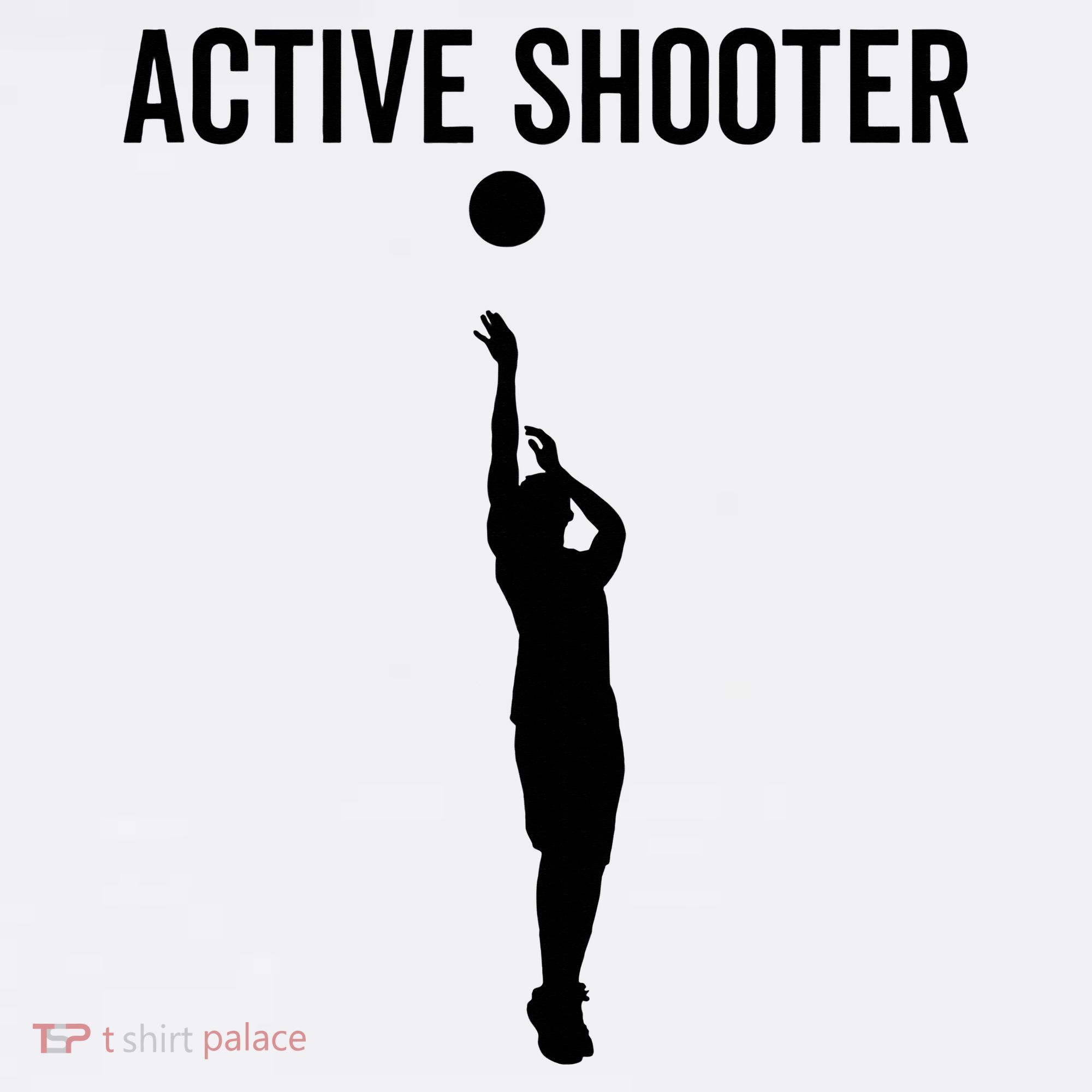 Active Shooter Basketball Funny Sport Lover Humor Women's Hoodie