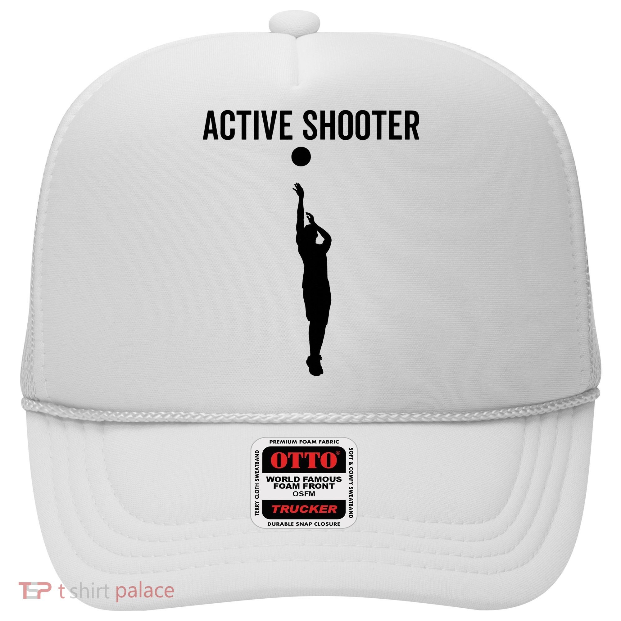 Active Shooter Basketball Funny Sport Lover Humor Hat