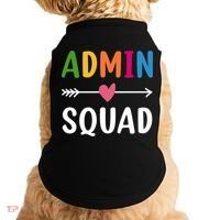 Admin Squad Back To School Funny Gift Teacher Gift Doggie Tank thumb 0