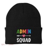 Admin Squad Back To School Funny Gift Teacher Gift Beanie thumb 0
