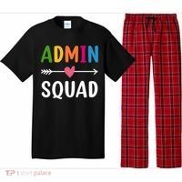 Admin Squad Back To School Funny Gift Teacher Gift Pajama Set thumb 0