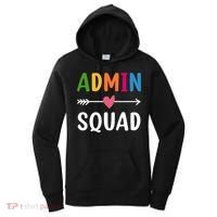 Admin Squad Back To School Funny Gift Teacher Gift Women's Hoodie thumb 0