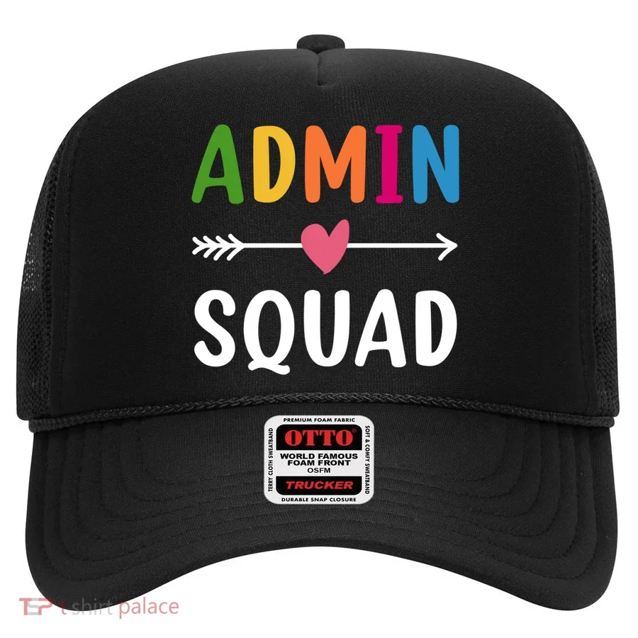 Admin Squad Back To School Funny Gift Teacher Gift Hat