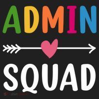 Admin Squad Back To School Funny Gift Teacher Gift Golf Towel thumb 3