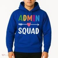 Admin Squad Back To School Funny Gift Teacher Gift Hoodie thumb 2