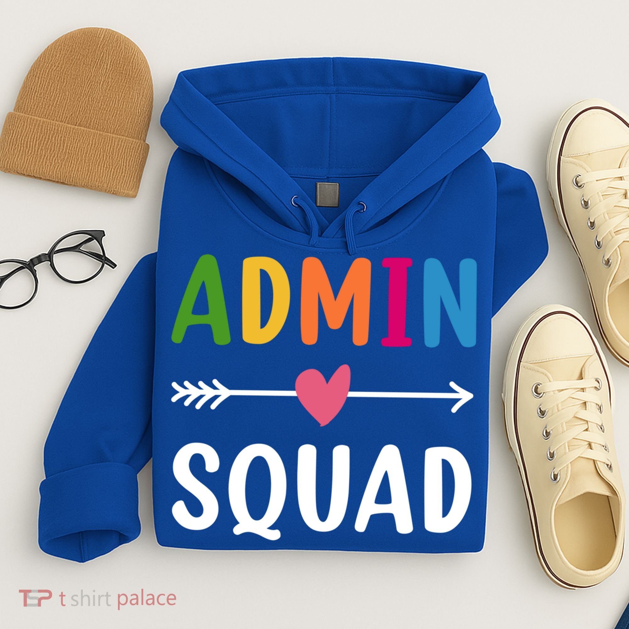 Admin Squad Back To School Funny Gift Teacher Gift Hoodie