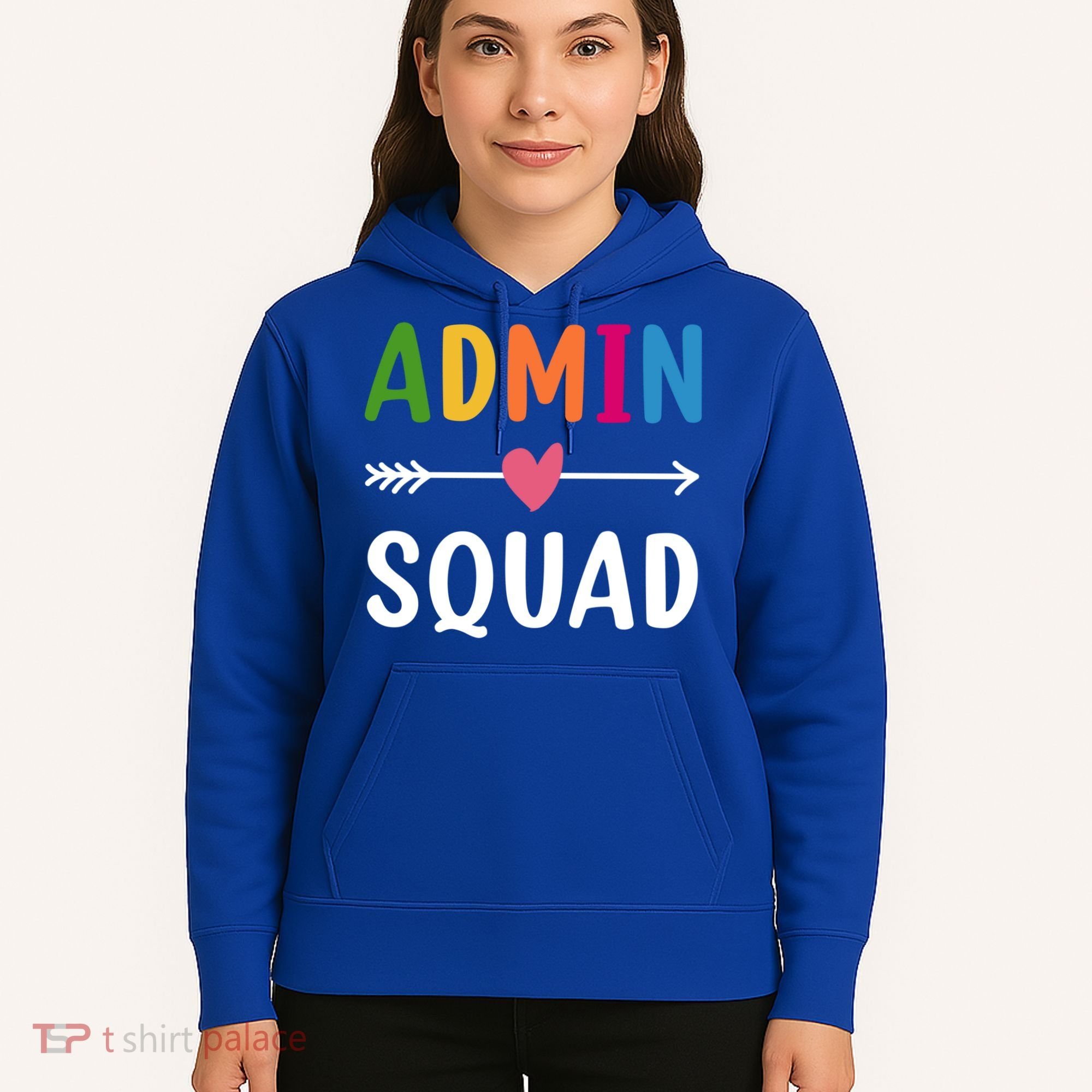 Admin Squad Back To School Funny Gift Teacher Gift Hoodie
