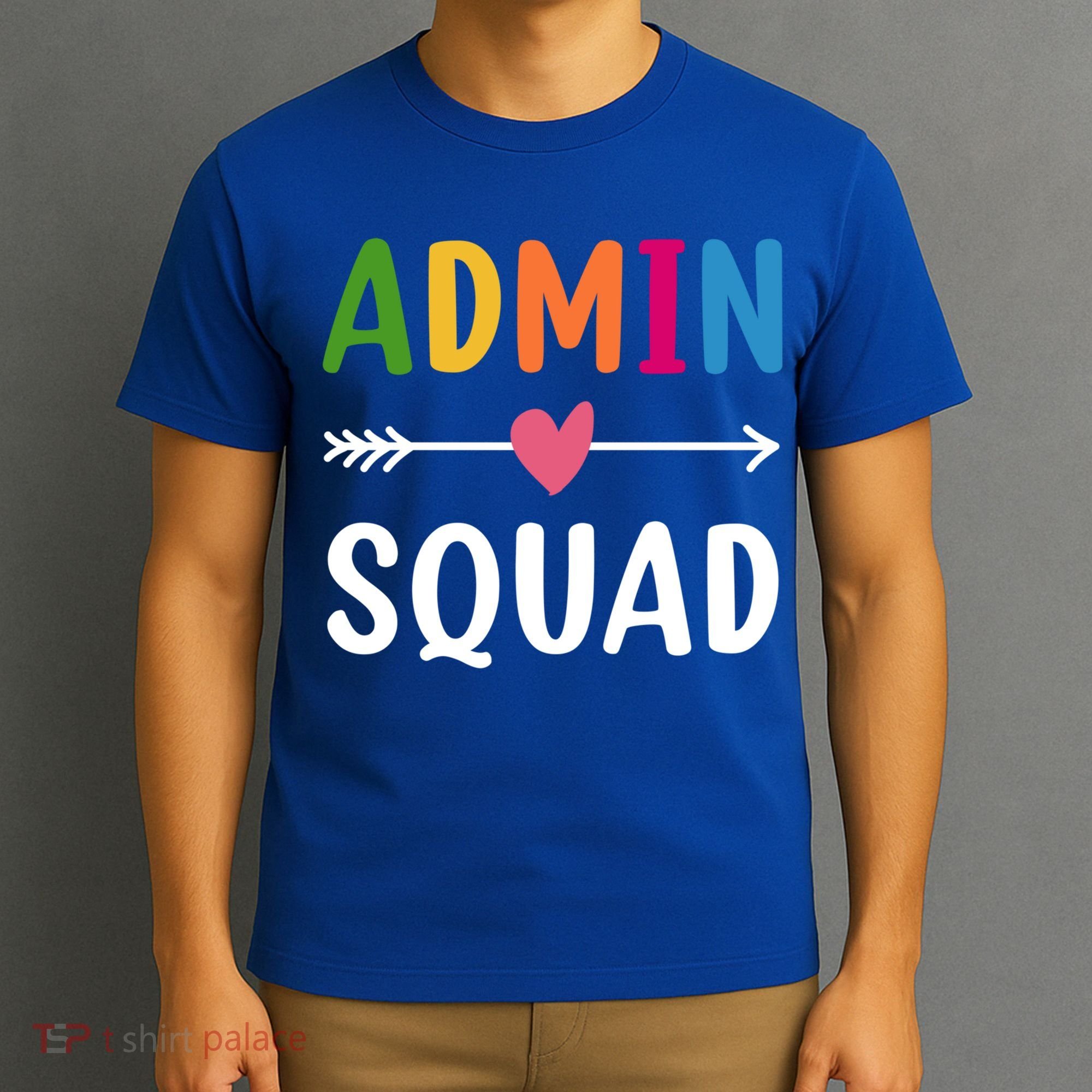 Admin Squad Back To School Funny Gift Teacher Gift T-Shirt