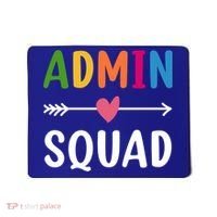 Admin Squad Back To School Funny Gift Teacher Gift Mousepad thumb 0