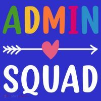 Admin Squad Back To School Funny Gift Teacher Gift Mousepad thumb 1