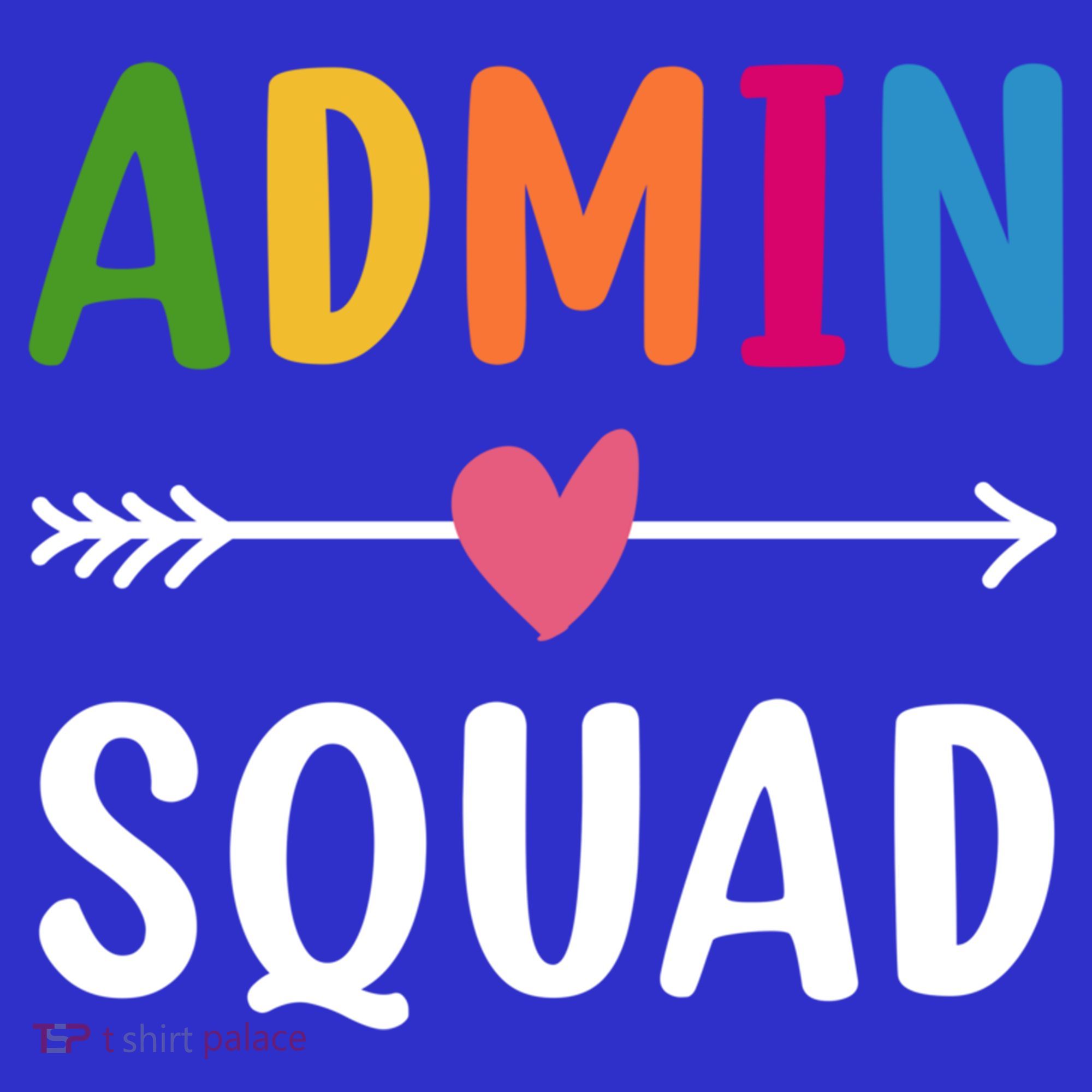 Admin Squad Back To School Funny Gift Teacher Gift Mousepad