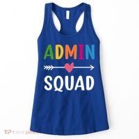 Admin Squad Back To School Funny Gift Teacher Gift Women's Tank Top thumb 0