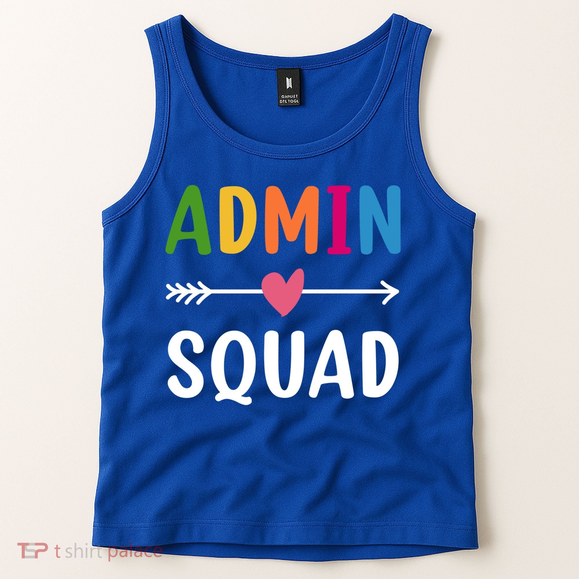 Admin Squad Back To School Funny Gift Teacher Gift Tank Top