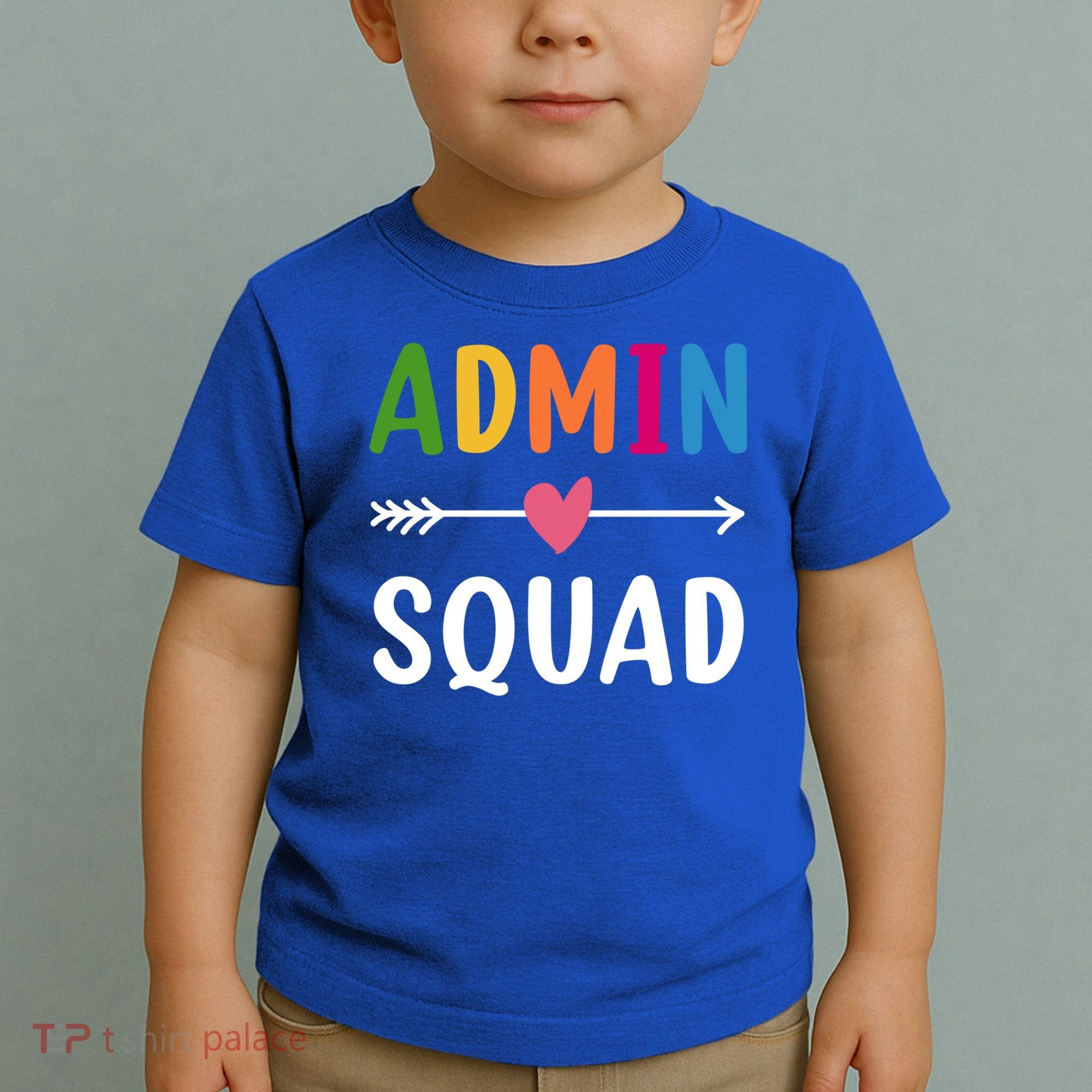 Admin Squad Back To School Funny Gift Teacher Gift Toddler T-Shirt