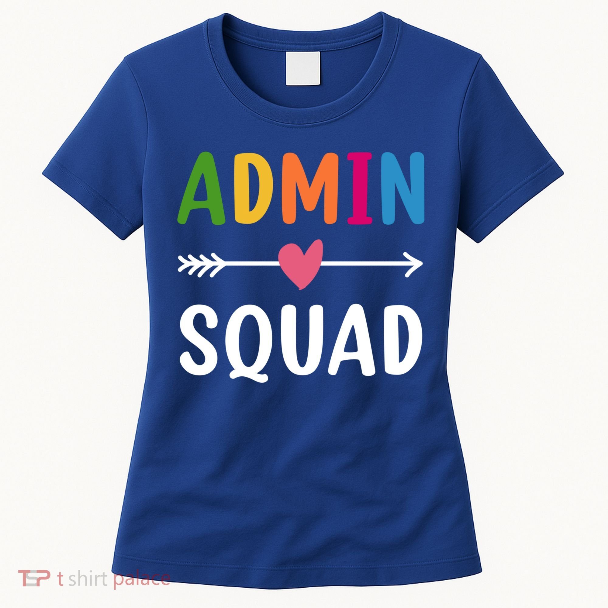Admin Squad Back To School Funny Gift Teacher Gift Women's T-Shirt