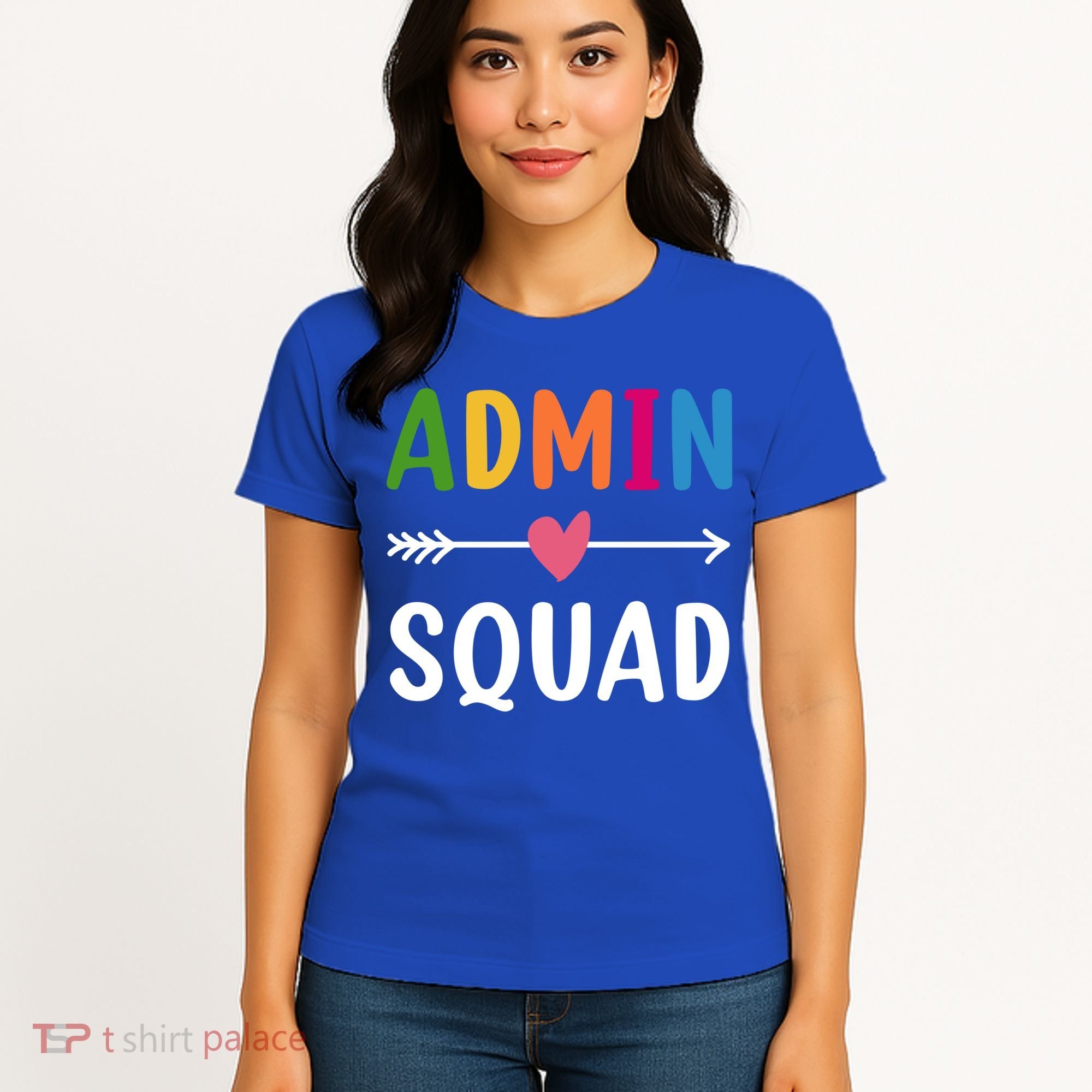 Admin Squad Back To School Funny Gift Teacher Gift Women's T-Shirt