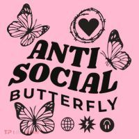Anti Social Butterfly Retro Mousepad thumb 1