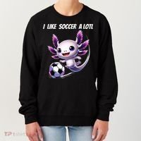 Axolotl Soccer Birthday Soccer Player Women's Sweatshirt thumb 0