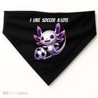 Axolotl Soccer Birthday Soccer Player USA-Made Doggie Bandana thumb 0