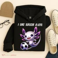 Axolotl Soccer Birthday Soccer Player Hoodie thumb 4