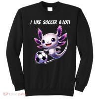 Axolotl Soccer Birthday Soccer Player Sweatshirt thumb 0