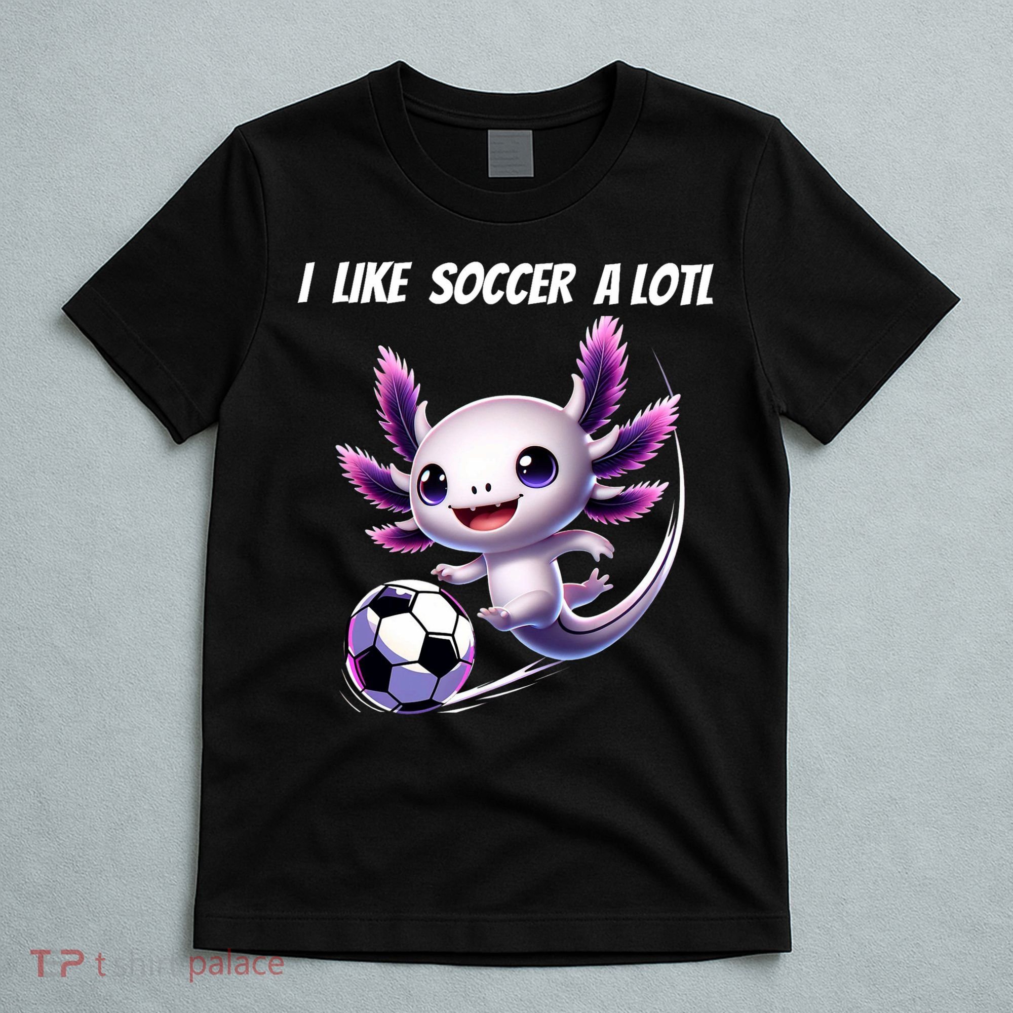 Axolotl Soccer Birthday Soccer Player T-Shirt