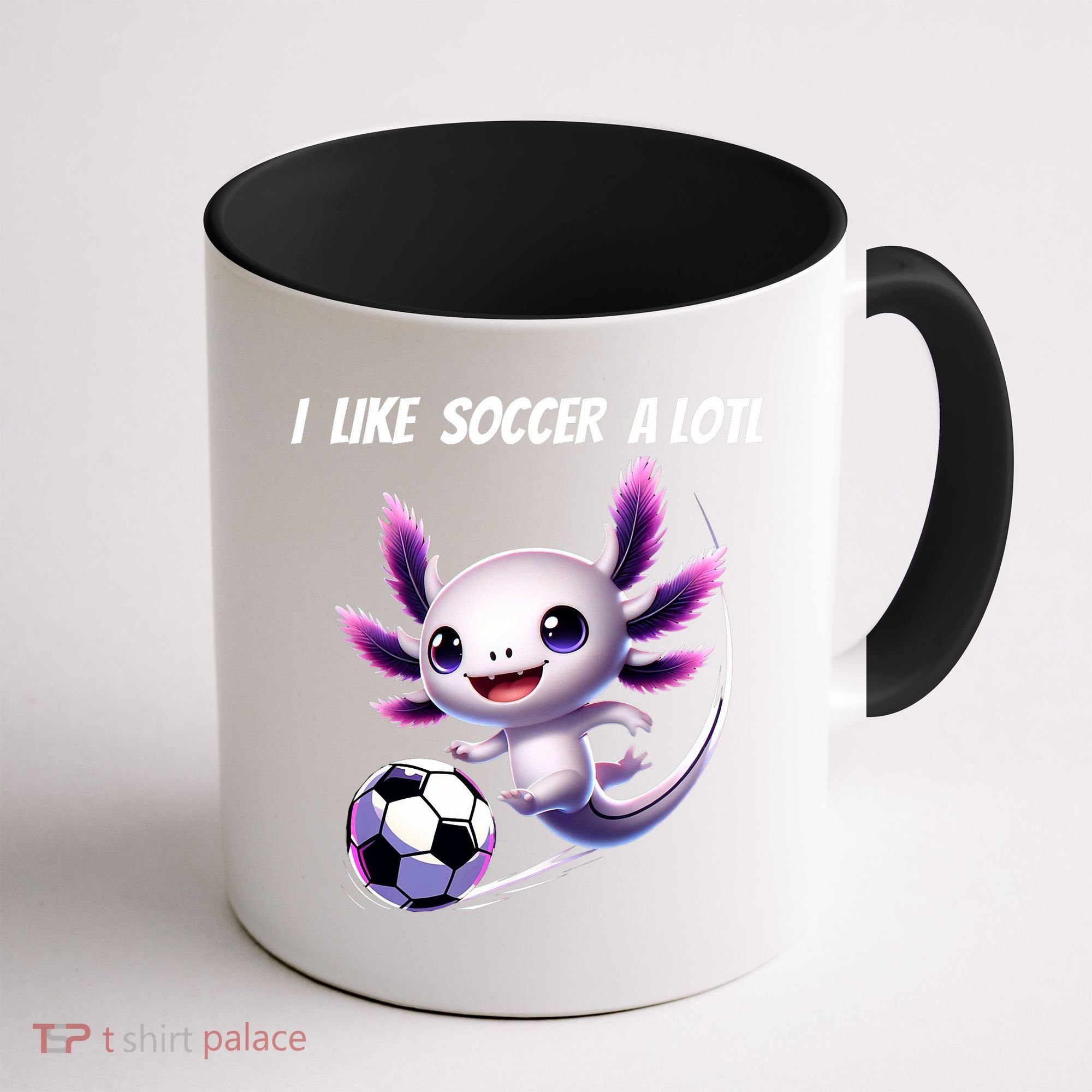 Axolotl Soccer Birthday Soccer Player Coffee Mug