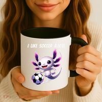 Axolotl Soccer Birthday Soccer Player Coffee Mug thumb 3