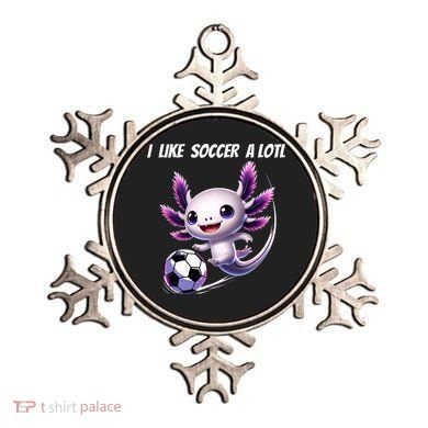 Axolotl Soccer Birthday Soccer Player Ornament