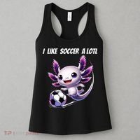 Axolotl Soccer Birthday Soccer Player Women's Tank Top thumb 3