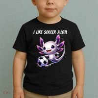 Axolotl Soccer Birthday Soccer Player Toddler T-Shirt thumb 2